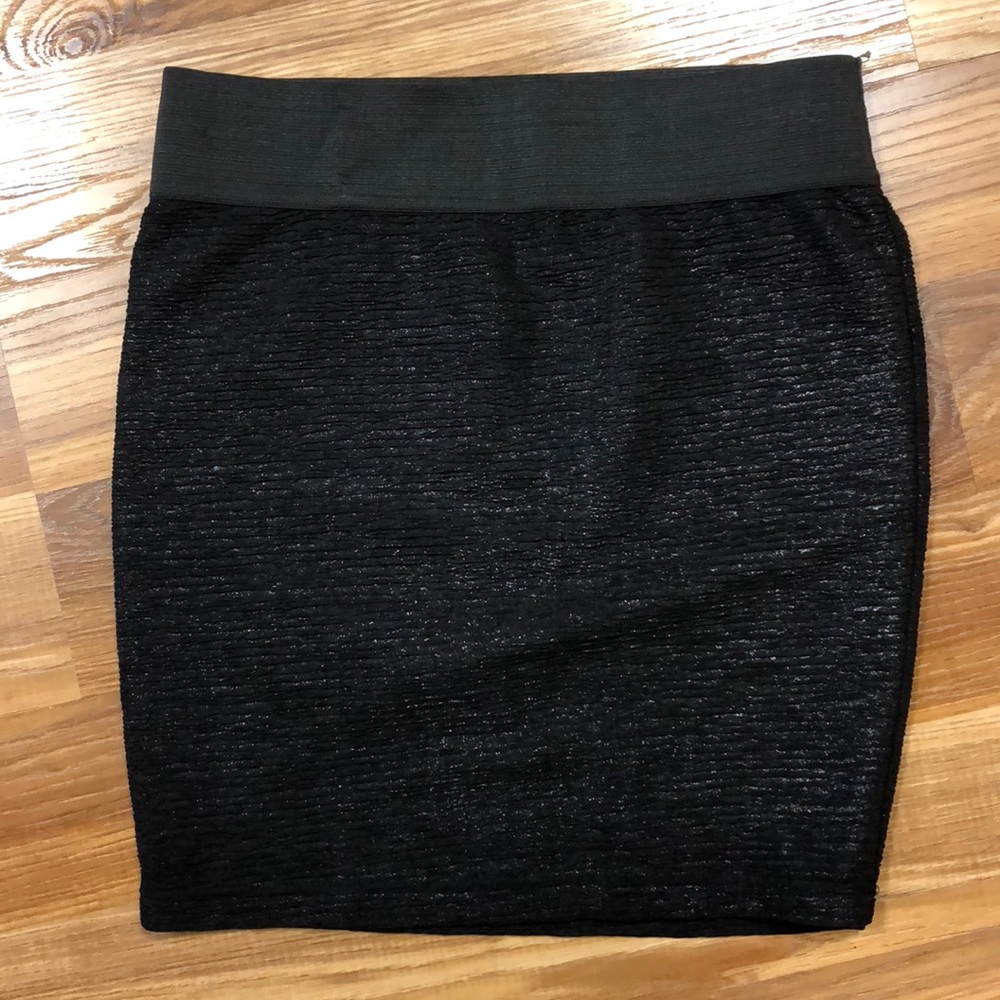 Sparkly mini skirt